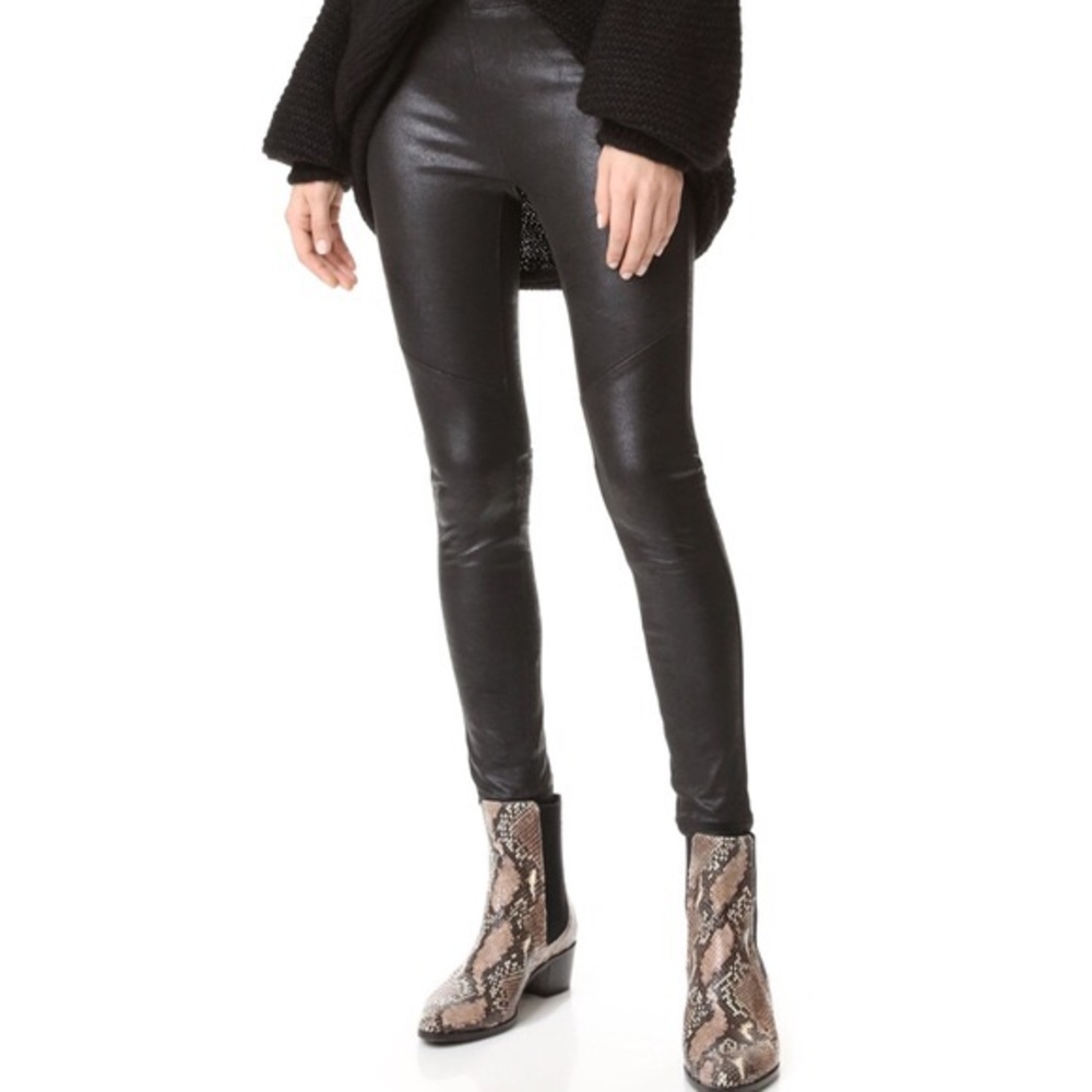Free People faux leather leggings